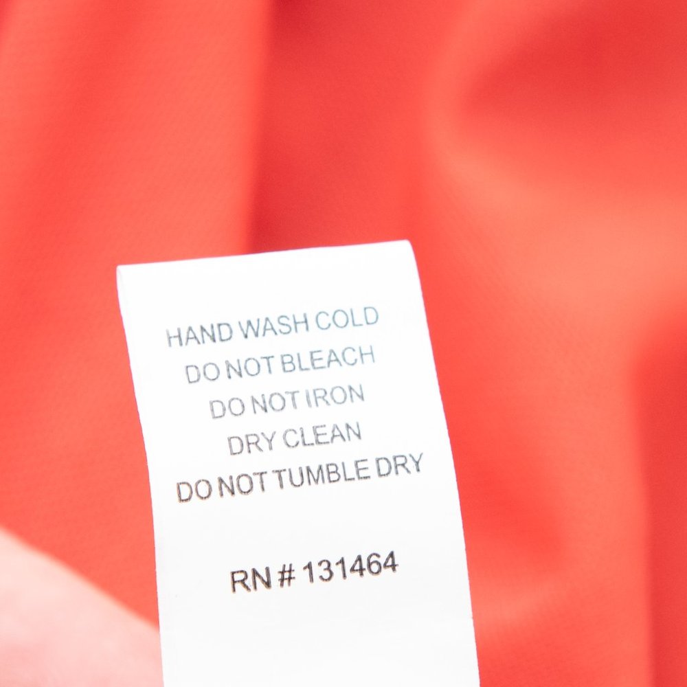 Kerisma Joelle Top Knit Sheer Chiffon Back Shirt Brick Red Size Large New - Picture 6 of 7